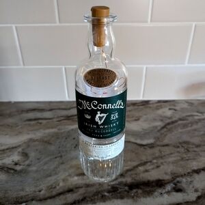 Lit Decorative McConnell's Whisky Bottle for Home Decor (EMPTY)🥃